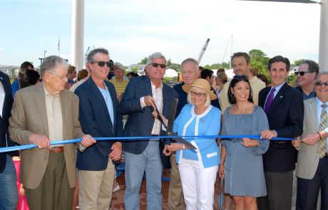 Bay Walk Park ribbon cutting