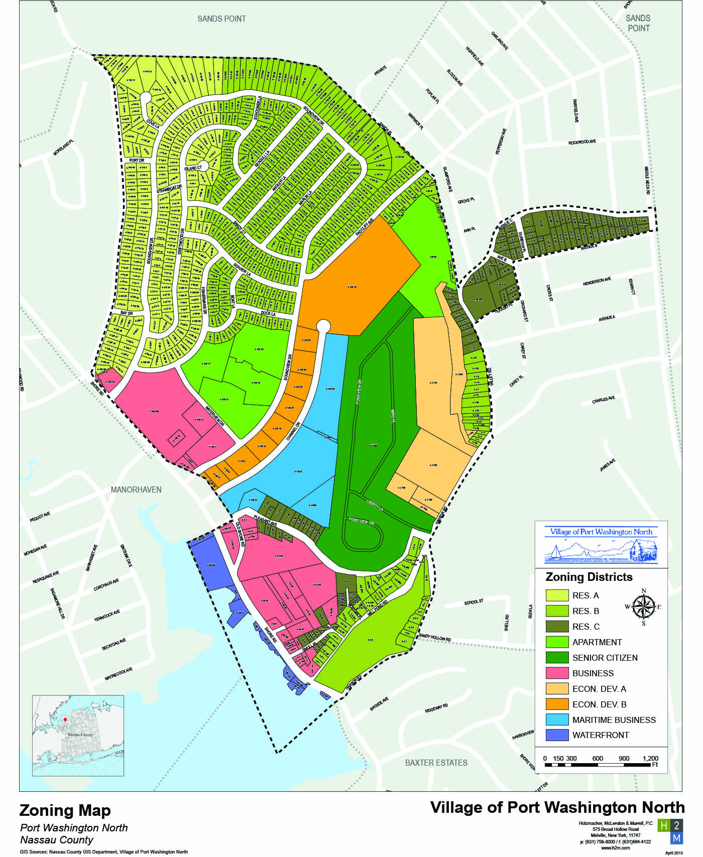 Port Washington Zoning Map
