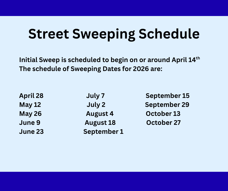 Street Sweeping Schedule - Village of Port Washington North